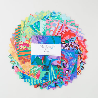 Kaffe Fassett Collective - February 2024 Bright Colorway Charm Pack