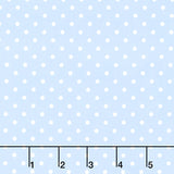 Cozy Cotton Flannels - Dots Cornflower Yardage Primary Image