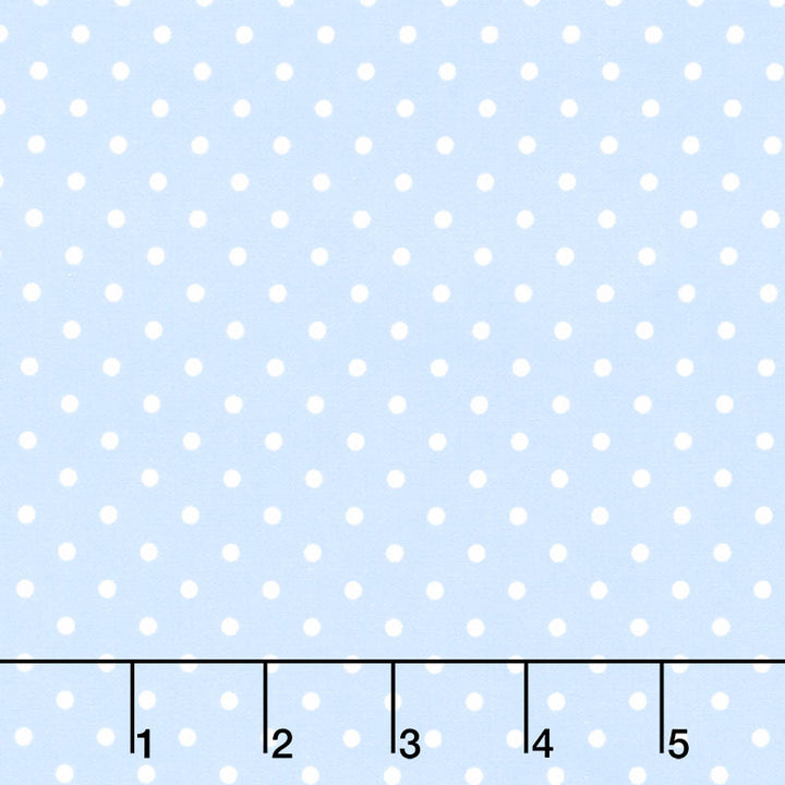 Cozy Cotton Flannels - Dots Cornflower Yardage Primary Image