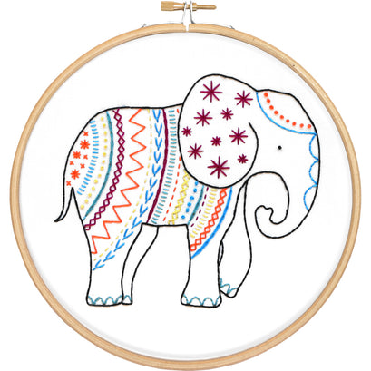 Elephant Embroidery Kit