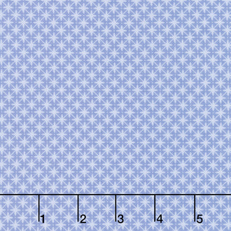 Flora No. 6 - Geometric Periwinkle Yardage
