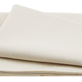 French Vanilla Favorites Stars Linen 2 Yard Cut
