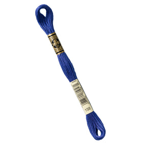 DMC Embroidery Floss - 158 Medium Very Dark Cornflower Blue Primary Image
