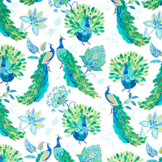 Promenade - Peacock Promenade White Yardage