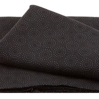 Twelve to Midnight - Dotted Circles Dark Charcoal 3 Yard Cut
