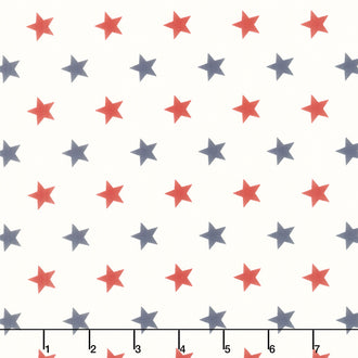 Monthly Placemat Coordinate - Stars Cream Yardage