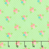 Strawberry Lemonade - Bouquets Mint Yardage Primary Image