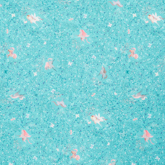Unicorn Meadow - Floral Blue Yardage