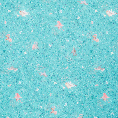 Unicorn Meadow - Floral Blue Yardage