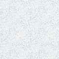 Icicle - Packed Metallic Scrolls White Yardage Primary Image