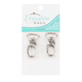 Emmaline 1/2" Designer Profile Swivel Snap Hooks - Set of Two Nickel Alternative View #1
