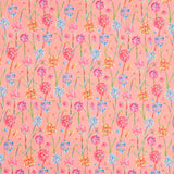 Flora and Fun - Flowers Coral Yardage Primary Image