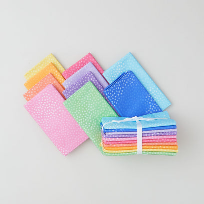 Faded Dots Blender 10 Piece Fat Quarter Bundle