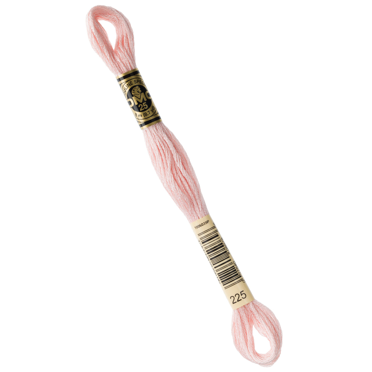 DMC Embroidery Floss - 225 Ultra Very Light Shell Pink Primary Image