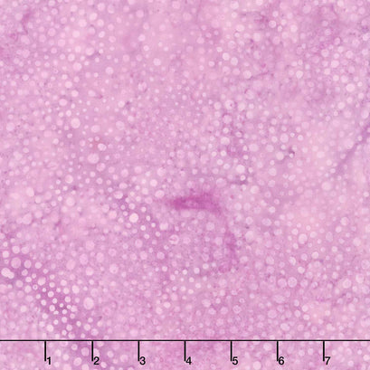 English Lavender Batiks - Dot Pink Begonia Yardage