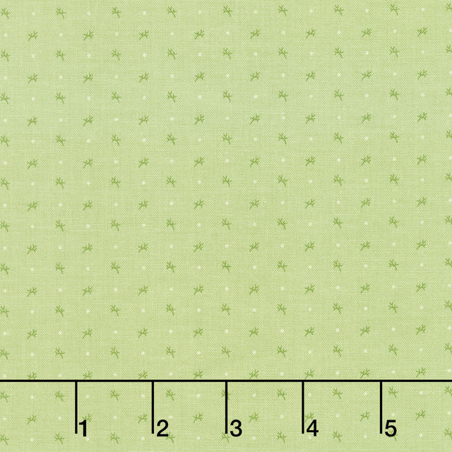 Dinah's Delight 1830-1850 - Twig And Dot Rosemary Yardage Primary Image