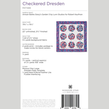 Digital Download - Checkered Dresden Quilt Pattern by Missouri Star Alternative View #1