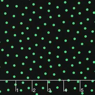 Lightbox - Polka Dots Green Yardage