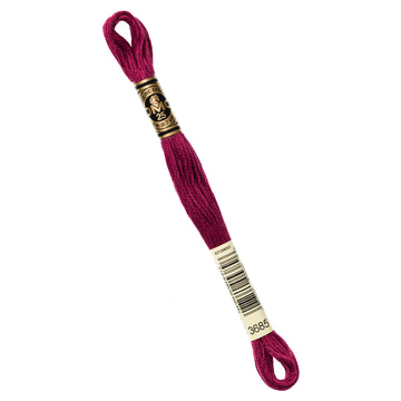 DMC Embroidery Floss - 3685 Very Dark Mauve Primary Image