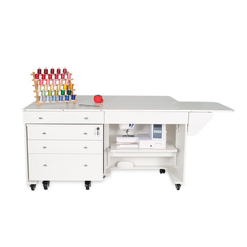 Kangaroo & Joey Sewing Cabinet - Ash White Primary Image