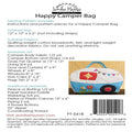 Happy Camper Bag Pattern Alternative View #1