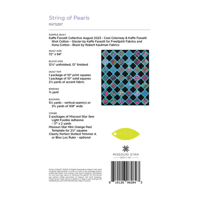 String of Pearls Quilt Pattern by Missouri Star