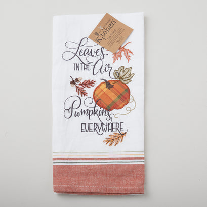 Leaves in the Air Towel
