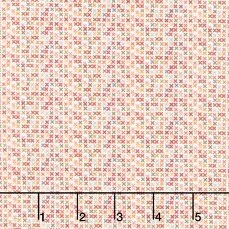 Home Sweet Home - Cross Stitch Texture Cream Yardage