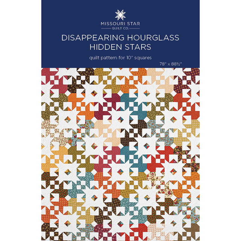 Disappearing Hourglass Hidden Stars Quilt Pattern by Missouri Star Primary Image