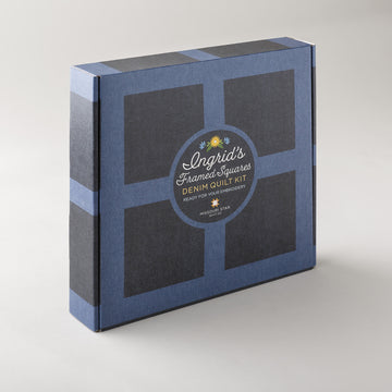 Ingrid's Framed Squares - Denim Quilt Kit Alternative View #9
