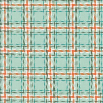 The Great Outdoors - Cozy Plaid Sky Yardage