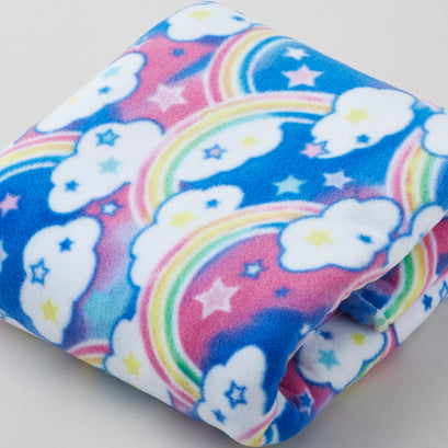 Winterfleece Prints - Rainbows Pink 2 Yard Cut