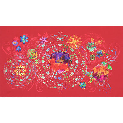 Florence - Medallion Red Panel