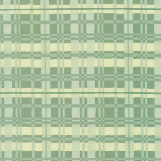 Green Fields - Plaid Forest Yardage