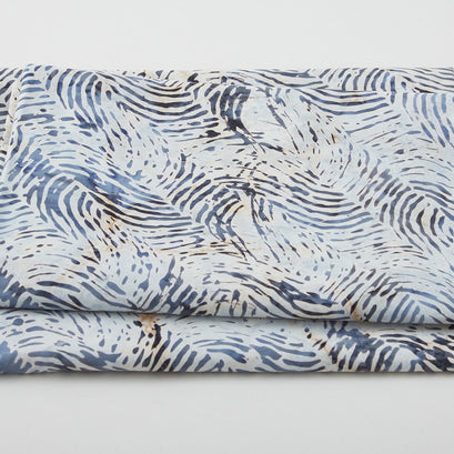 Gatsby Batiks - Strokes Cream 2 Yard Cut