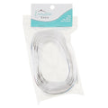 Emmaline #3 Zippers-by-the-Yard - White with Rainbow Alternative View #1