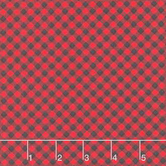 Timber Gnomies Tree Farm - Buffalo Check Red Yardage