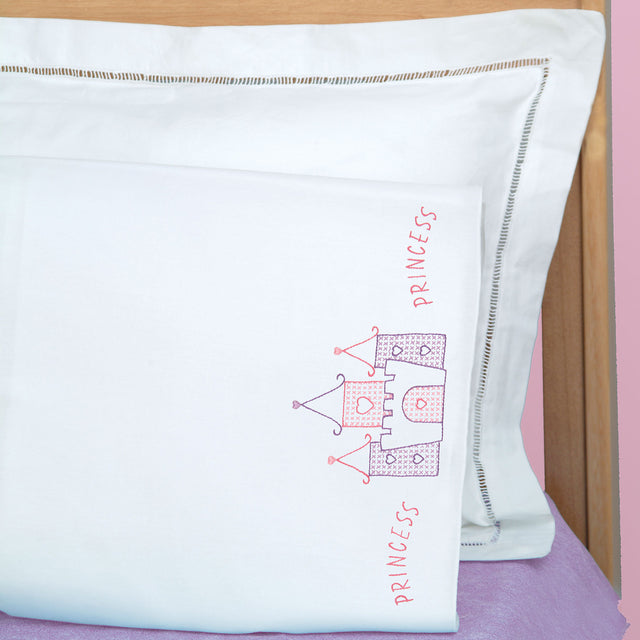 Princess Embroidery Child Pillowcase Primary Image