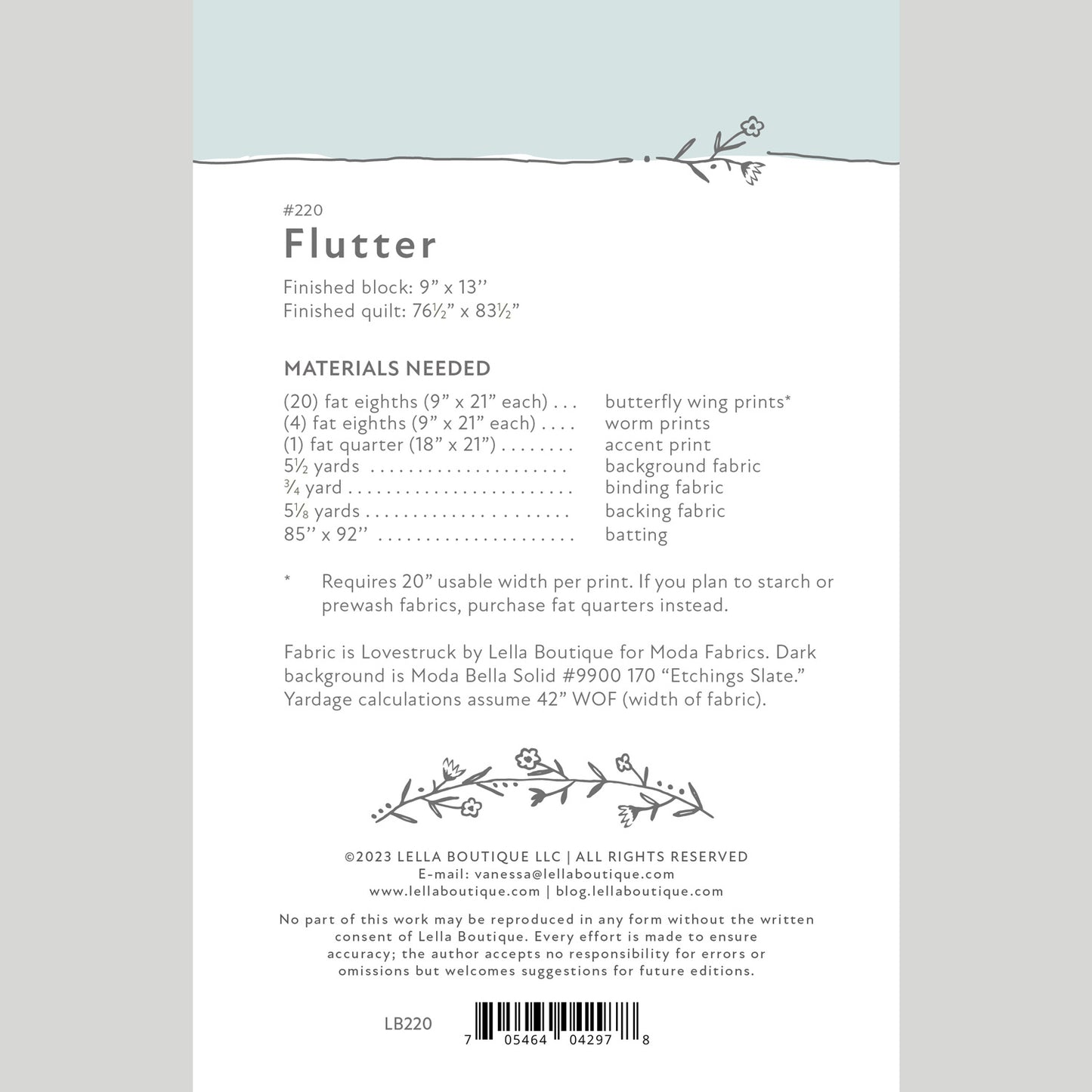 Digital Download - Flutter Quilt Pattern Alternative View #1