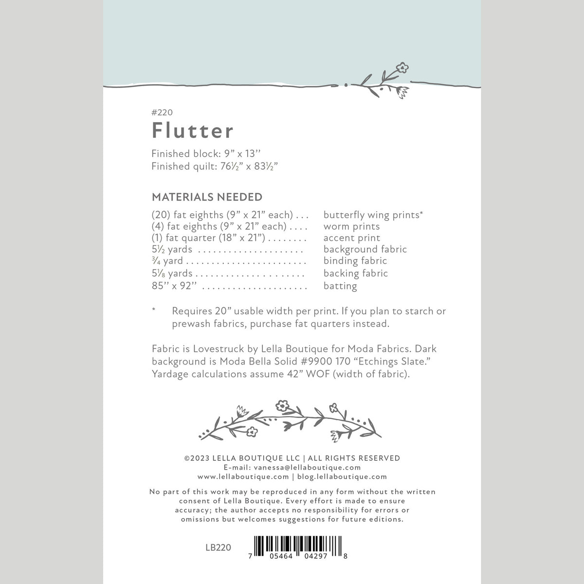 Digital Download - Flutter Quilt Pattern