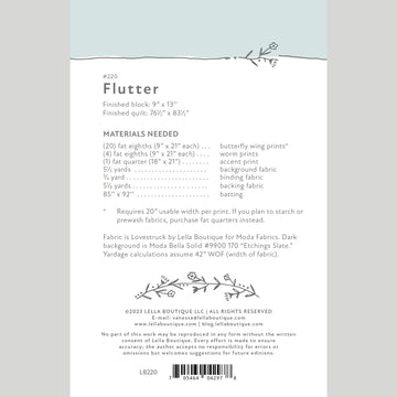 Digital Download - Flutter Quilt Pattern Alternative View #1