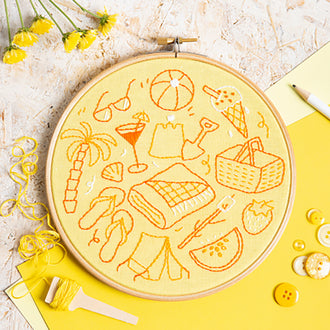 Summer Doodles Embroidery Kit