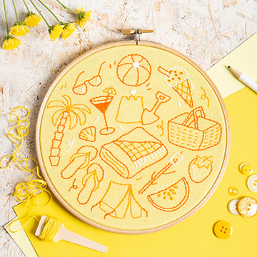 Summer Doodles Embroidery Kit Primary Image