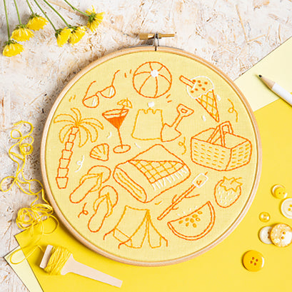 Summer Doodles Embroidery Kit