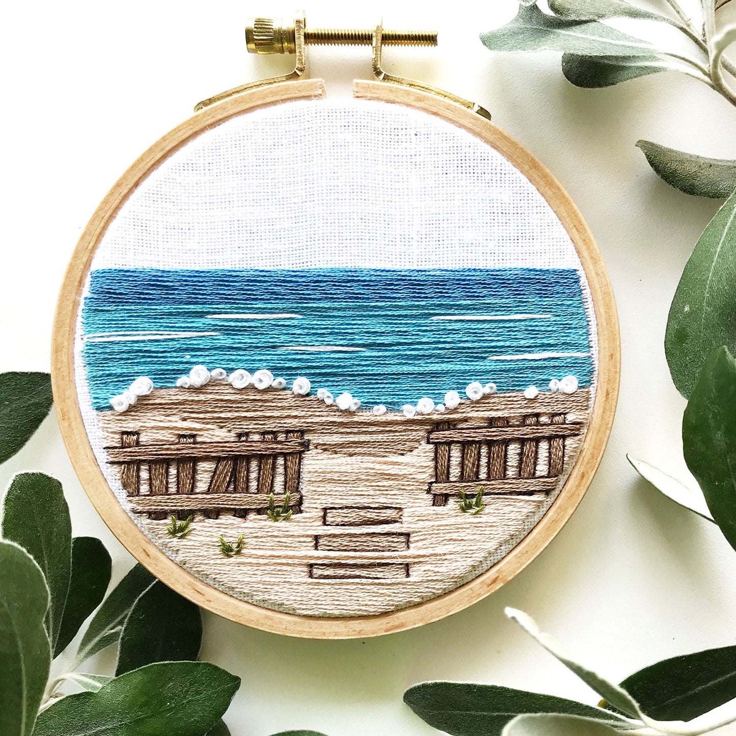 Day at the Beach Embroidery Kit Primary Image
