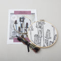 Thistle Botanical Embroidery Kit