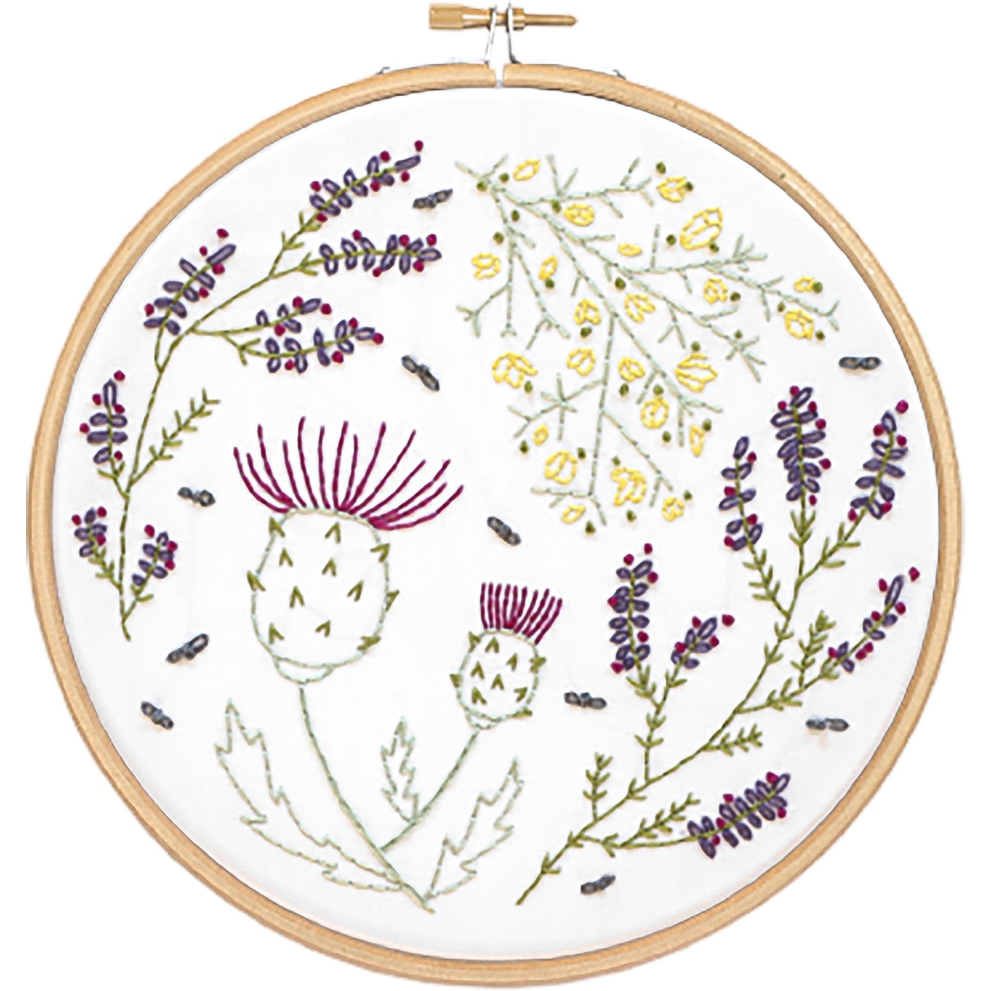 Highland Heathers Embroidery Kit Alternative View #1