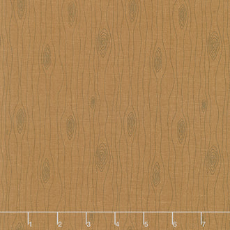 Love You S'more - Bark Brown Yardage