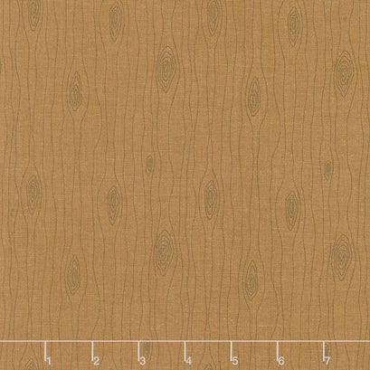 Love You S'more - Bark Brown Yardage