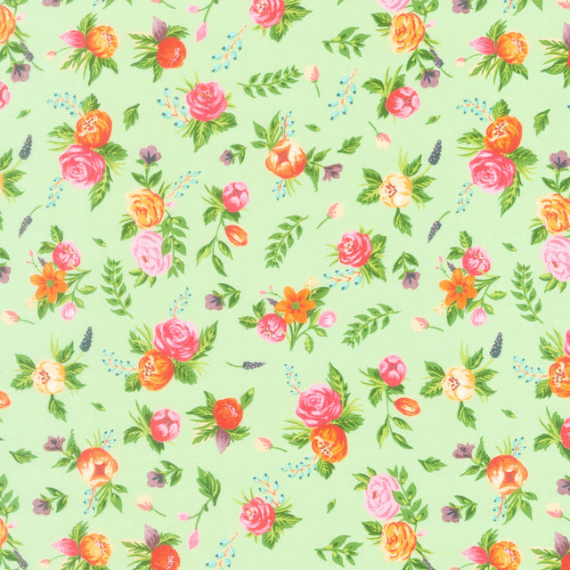 Monthly Placemat Coordinate - Floral Sweet Pea Yardage Primary Image